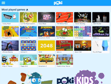 Tablet Screenshot of poki.com